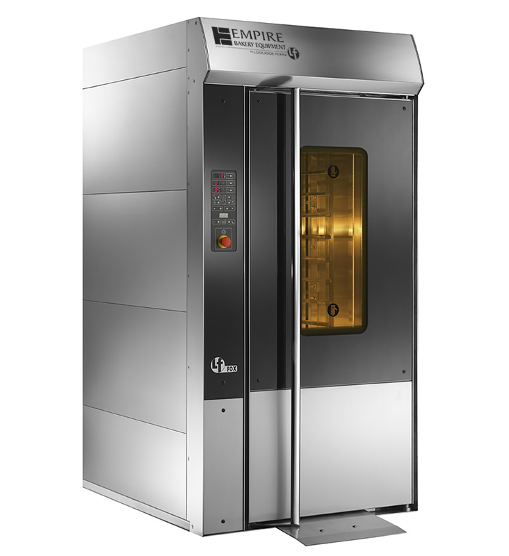 LFRFOX Single Rotating Rack Oven Empire Foodservice Bakery Equipment