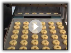 Wire-cut Cookie Depositing on an Empire Cookie Depositor